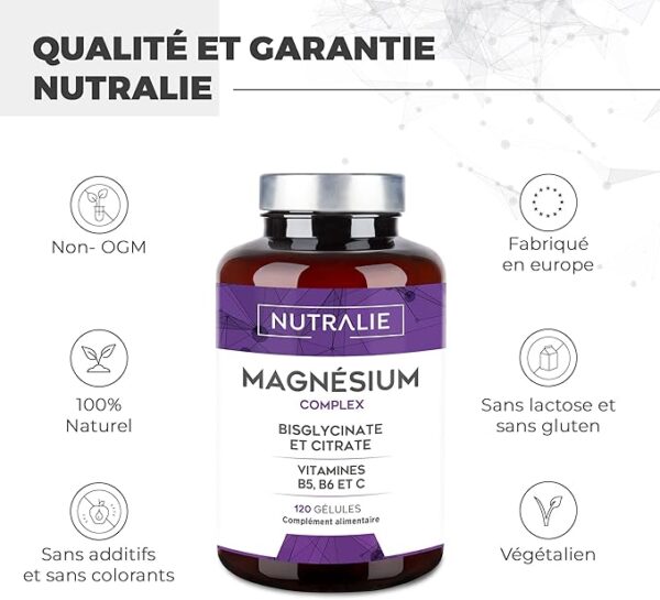 Magnésium bisglycinate pour réduire le stress et favoriser la relaxation