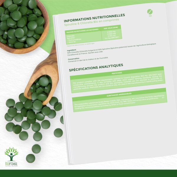 Spiruline & Chlorelle – Source naturelle de fer pour végétariens et végans