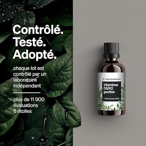 Vitamine D3 & K2 – Stimule les défenses naturelles et renforce l’immunité