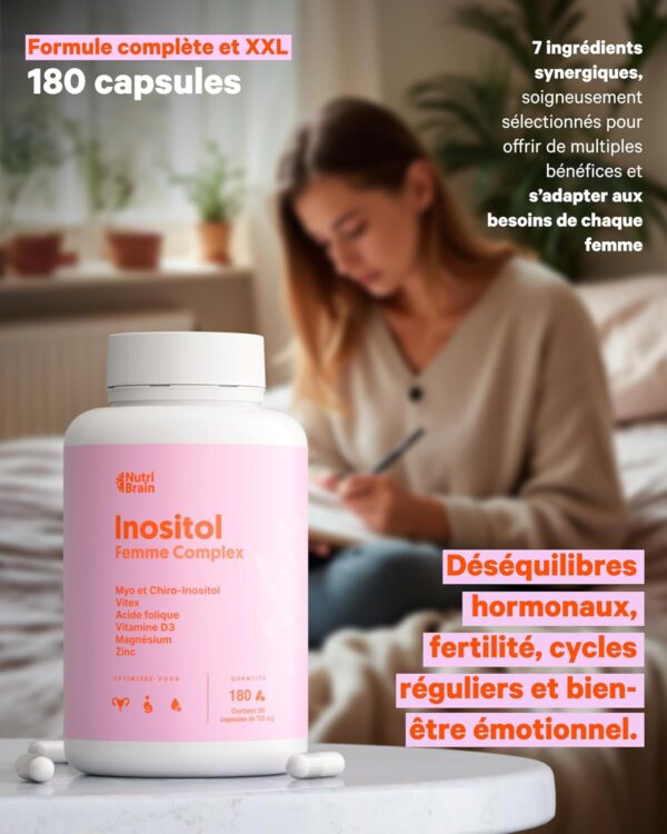 Complément hormonal naturel pour fertilité et cycle menstruel régulier