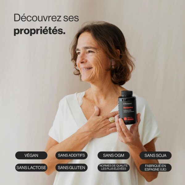 produit Berbérine HCl Zenement – fabriqué en Espagne selon les normes GMP