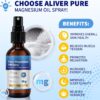 Huile de magnésium en spray, format 60 ml, pour relaxation et sommeil