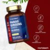 Gélules vegan de Ginseng rouge de Corée – Stimulant naturel