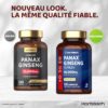 Complément pour fatigue chronique et baisse d’énergie – Ginseng coréen certifié