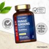 Étiquette du produit Ginseng Rouge de Corée – Extrait concentré naturel