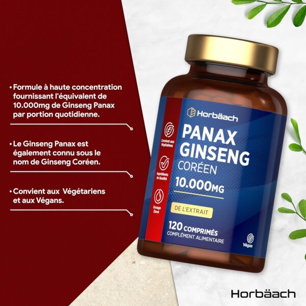 Complément pour fatigue chronique et baisse d’énergie – Ginseng coréen certifié 100 % pur
