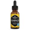 Flacon de vitamine D3 liquide forte dose 1000 UI avec pipette