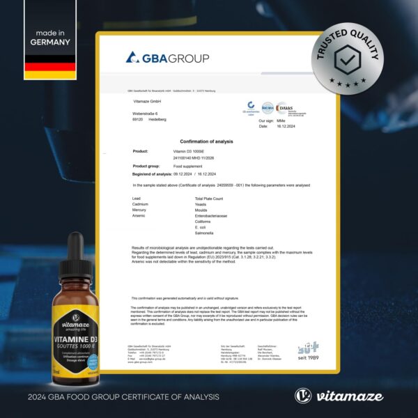 Vitamine D3 végan haute absorption sans additifs