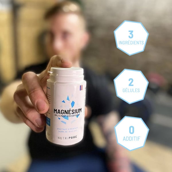 Infographie des effets du magnésium sur le stress, la fatigue et le sommeil