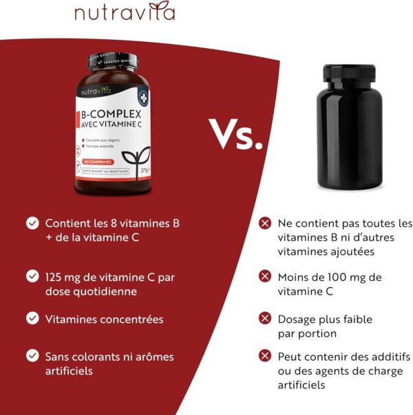 Complément alimentaire ProBioWell Vitamine B Complex – Santé des cheveux, peau et système nerveux.