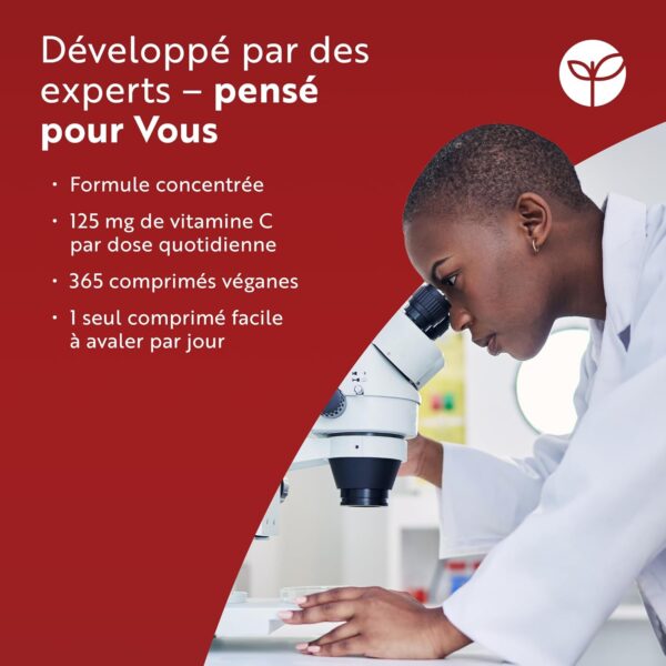 Packaging ProBioWell Complexe Vitamines B + C – Formule naturelle sans additifs artificiels.