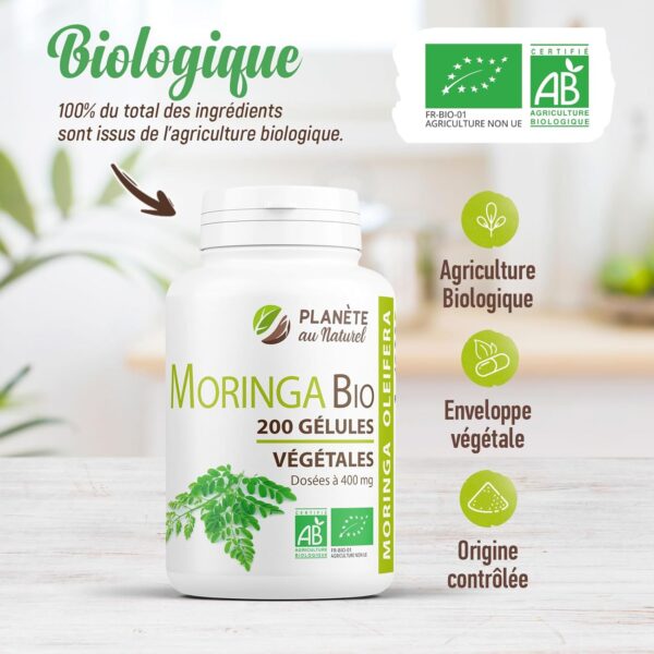 Produit ProBioWell Moringa Bio – 100 gélules – superfood naturel pour bien-être et vitalité. Produit ProBioWell Moringa Bio – 100 gélules – superfood naturel pour bien-être et vitalité.